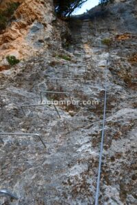 Placa - Vía Ferrata La Mocha - La Iruela - RocJumper