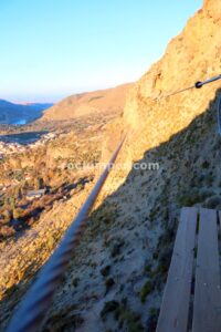 Tirolina de Vuelta - Vía Ferrata La Araña - Sierra Güejar - RocJumper