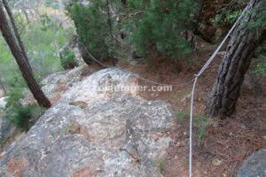 Variante K2 - Descenso - Vía Ferrata Los Picarzos - Aýna - RocJumper