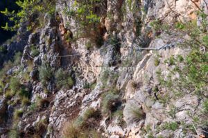 Flanqueos - Vía Ferrata Pas de Cabres - Tavernes de la Valldigna - RocJumper