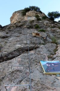Bifurcación - Vía Ferrata La Mocha - La Iruela - RocJumper