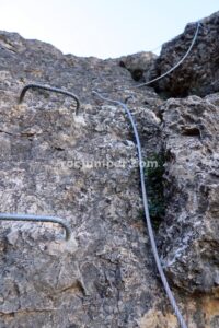 Tramo K3 - Vertical - Vía Ferrata Yeste o Monte Ardal - RocJumper