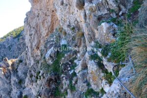 Flanqueo - Vía Ferrata de la Rendija - Puebla de Don Fadrique - RocJumper