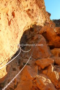 Diagonal - Vía Ferrata La Araña - Sierra Güejar - RocJumper