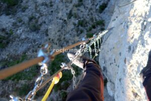 Tramo K3 - Red de Cadenas - Vía Ferrata Yeste o Monte Ardal - RocJumper