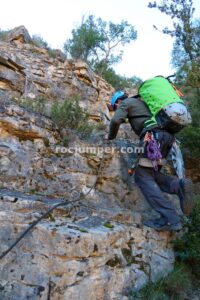 Retorno - Vía Ferrata del Bisbe o Morrera - Santa Linya - RocJumper