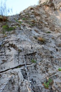  Placa - Variante K2 - Vía Ferrata La Mocha - La Iruela - RocJumper