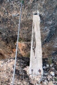 Variante K4 - Puente de Tablón - Vía Ferrata Los Picarzos - Aýna - RocJumper
