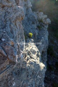 Tramo K3 - Flanqueo - Vía Ferrata Yeste o Monte Ardal - RocJumper