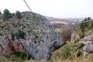 Tirolina - Vía Ferrata Zarzalar - Nerpio - RocJumper