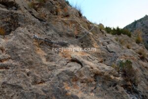 Flanqueo K5 - Vía Ferrata Zarzalar - Nerpio - RocJumper