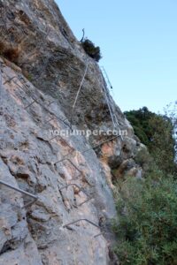Desplome - Variante K3 - Vía Ferrata La Mocha - La Iruela - RocJumper