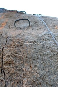 Desplome - Vía Ferrata Zarzalar - Nerpio - RocJumper