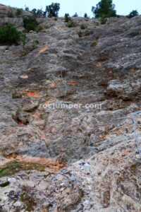 Placa Tumbada - Tramo 2 - Vía Ferrata La Bárbara - Montalbán - RocJumper