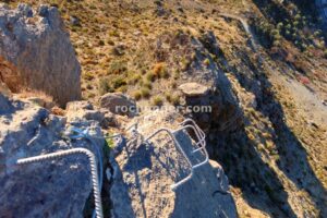 Descenso - Vía Ferrata La Araña - Sierra Güejar - RocJumper