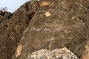 Variante K4 - final con flanqueo - Vía Ferrata Los Picarzos - Aýna - RocJumper