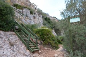 Escalera verde - Vía Ferrata Ermita de la Pietat - Ulldecona - RocJumper