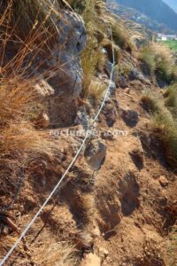 Variante K4 - Flanqueo - Vía Ferrata La Araña - Sierra Güejar - RocJumper