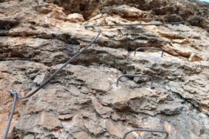 Flanqueo - Vía Ferrata Ermita de la Pietat - Ulldecona - RocJumper
