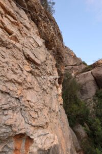 Flanqueo - Vía Ferrata Ermita de la Pietat - Ulldecona - RocJumper
