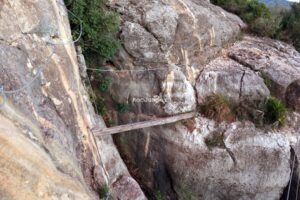 Puente de Tronco - Vía Ferrata Ermita de la Pietat - Ulldecona - RocJumper