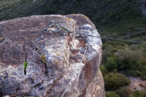 Tirolina - Vía Ferrata Ermita de la Pietat - Ulldecona - RocJumper