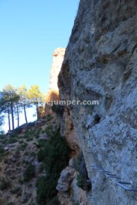 Flanqueo - Sector 1 - Vía Ferrata La Escaluera - Cazorla - RocJumper