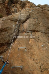 Placa Tumbada - Vía Ferrata Sierra de Oliva - Caudete - RocJumper