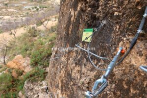 Flanqueo - Tramo 2 - Vía Ferrata La M de Cárdiar - RocJumper