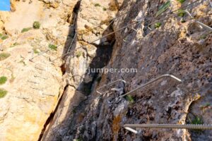 Barra de Mono - Tramo 4 - Vía Ferrata John Hogbin - Zafarraya - RocJumper
