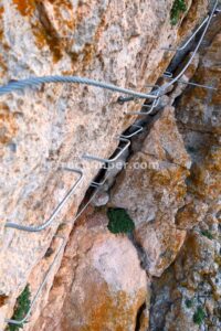 Flanqueo - Tramo 4 - Vía Ferrata John Hogbin - Zafarraya - RocJumper