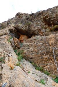 Resaltes - Tramo 1 - Vía Ferrata La M de Cárdiar - RocJumper