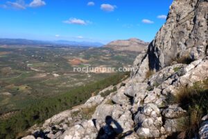 Cresta retorno - Vía Cordata Tajo tello o San Jorge - Villanueva del Trabuco - RocJumper