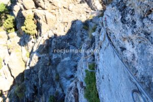 Flanqueo - Sector 2 - Vía Ferrata La Escaluera - Cazorla - RocJumper