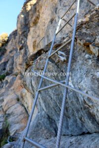 Escalera Flanqueo - Sector 2 - Vía Ferrata La Escaluera - Cazorla - RocJumper