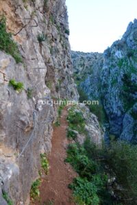 Puente Colgante - Tramo 1 - Vía Ferrata Presa de los Caballeros - Montejaque - RocJumper