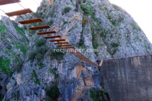 Puente Colgante - Tramo 1 - Vía Ferrata Presa de los Caballeros - Montejaque - RocJumper