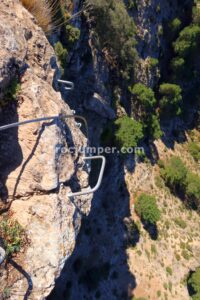 Desplome 2 - Sector 2 - Vía Ferrata La Escaluera - Cazorla - RocJumper