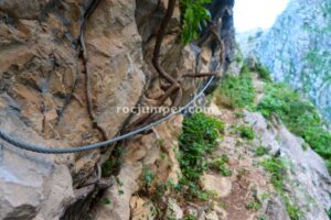 Rampa - Tramo 1 - Vía Ferrata Presa de los Caballeros - Montejaque - RocJumper
