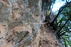 Rampa - Tramo 1 - Vía Ferrata Presa de los Caballeros - Montejaque - RocJumper