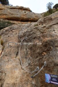Resalte - Vía Ferrata Sierra de Oliva - Caudete - RocJumper