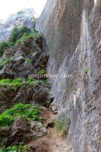 Diagonal - Tramo 3 - Vía Ferrata Presa de los Caballeros - Montejaque - RocJumper