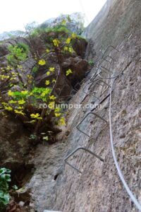 Vertical - Tramo 3 - Vía Ferrata Presa de los Caballeros - Montejaque - RocJumper