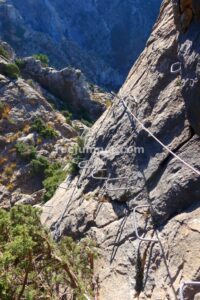 Flanqueo - Sector 3 - Vía Ferrata La Escaluera - Cazorla - RocJumper