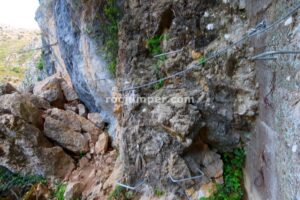 Acceso Tirolina - Tramo 3 - Vía Ferrata Presa de los Caballeros - Montejaque - RocJumper