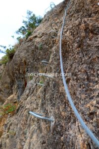 Diagonal - Tramo 2 - Vía Ferrata La M de Cárdiar - RocJumper