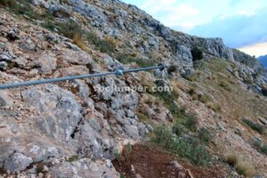 Tirolina 80 m - Tramo 4 - Vía Ferrata John Hogbin - Zafarraya - RocJumper