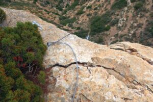 Final Desplome - Vía Ferrata Sierra de Oliva - Caudete - RocJumper
