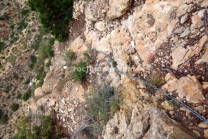 Retorno Cadenas - Vía Ferrata Sierra de Oliva - Caudete - RocJumper