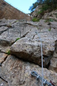 Rampa - Tramo 3 - Vía Ferrata Presa de los Caballeros - Montejaque - RocJumper